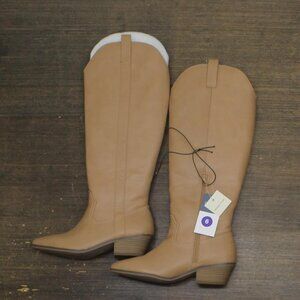 Universal Thread Womens Sommer Western Boots 87929895 Light Brown 6M